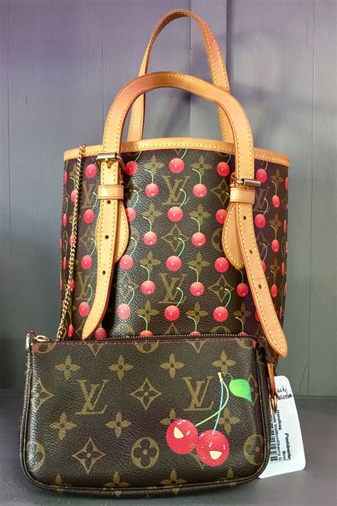 cherry louis vuitton pochette|Louis Vuitton vintage cherry bags.